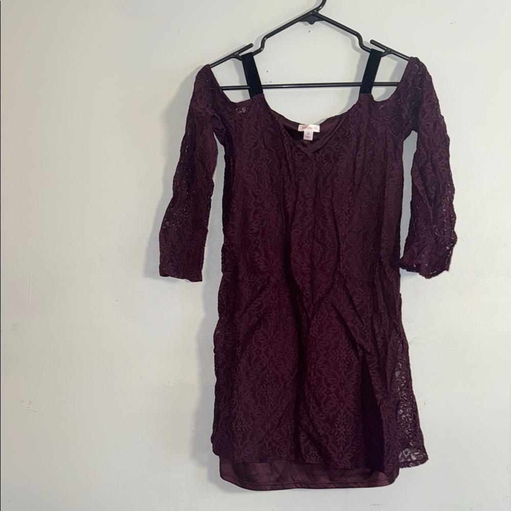 Lace Off-Shoulder Dress